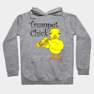 Trumpet Chick Text Hoodie